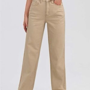 Shein high waisted Tan Pants